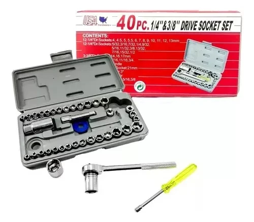 KIT DE RACHET 40PCS V-2061